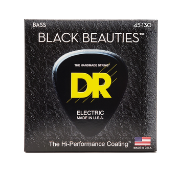 Struny DR Black Beauties Coated 5-string 45-130 (BKB5-130)