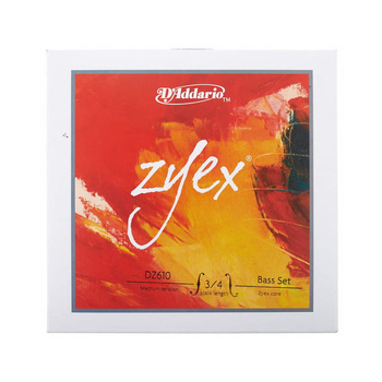 Struny do kontrabasu D'Addario Zyex 3/4 Medium Tension DZ610