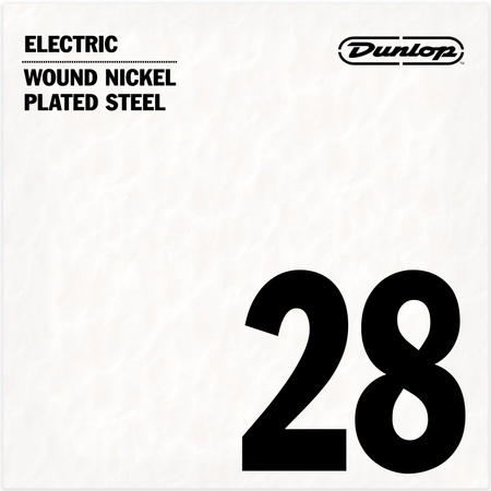 Struna Dunlop Nickel-Plated Electric Guitar Single String .028 DEN28