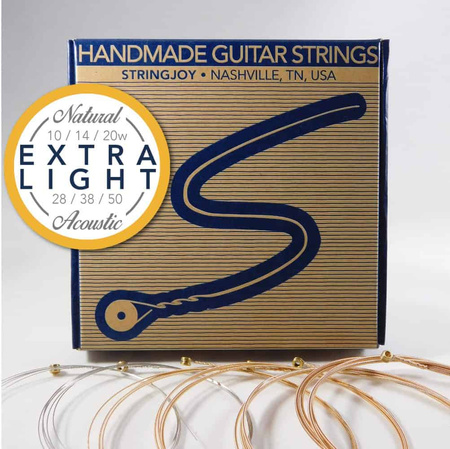 Struny Stringjoy Acoustic Natural Bronze™ Phosphor Extra Light 10-50