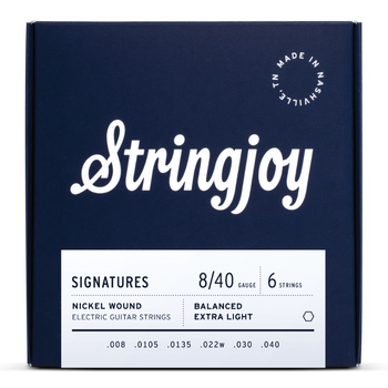 Struny do gitary elektrycznej Stringjoy SIGNATURES  8-40 (BAL8)