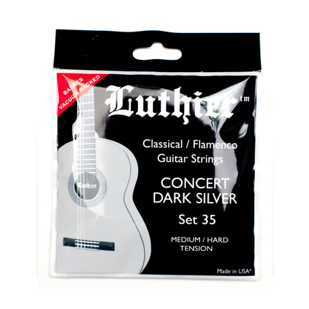 Struny Luthier Concert Dark Silver Medium/Hard Tension Set 35