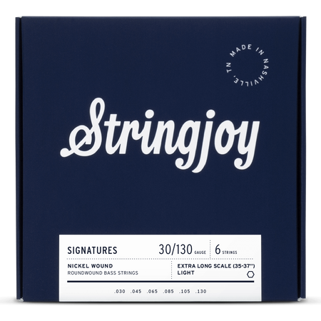Stringjoy BA30130XL struny do gitary basowej niklowane 30-130 6-str Extra Long