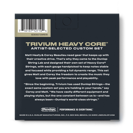Struny Dunlop Trivium Heavy Core 10-52 (TVMN1052)