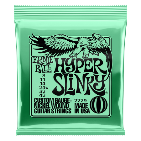 Struny Ernie Ball Hyper Slinky Nickel Wound 8-42 (2229)
