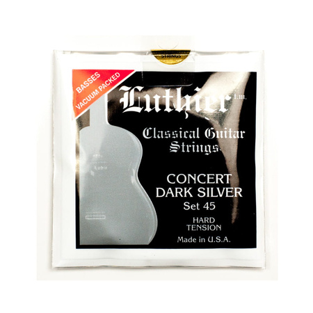Struny Luthier Concert Dark Silver Hard Tension Set 45