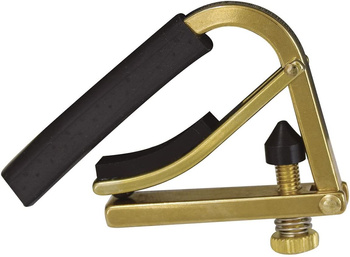 Kapodaster Shubb Original do gitary akustycznej/elektrycznej mosiężny C1B