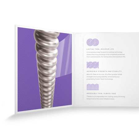 Struny D'Addario XS Nickel Coated Electric Medium 11-49 (XSE1149)