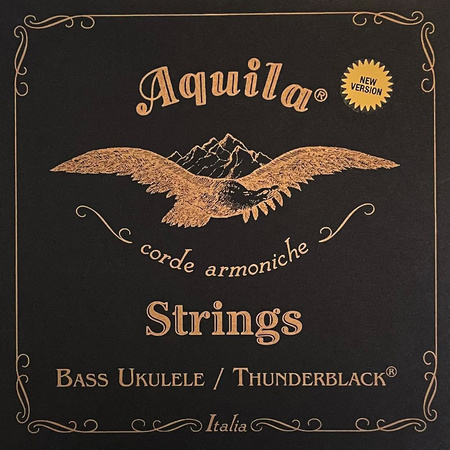 Struny do basowego ukulele Aquila Thunderblack 140U