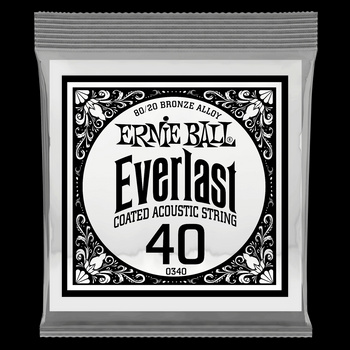 Struna Ernie Ball Everlast Coated 80/20 Bronze Acoustic .040