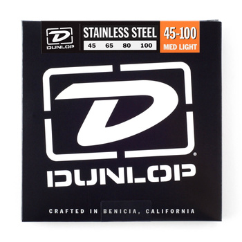 Struny Dunlop Stainless Steel Bass 45-100 DBS45100