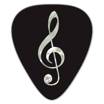 Kostka gitarowa Grover Allman Unlimited Pearl Treble Clef .80mm