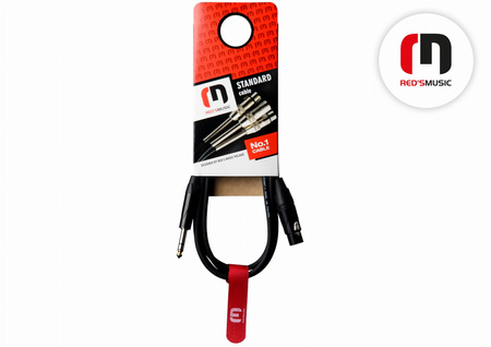 Reds Music kabel TRS Standard XLR  Żeński-Jack Stereo 6.3 5m