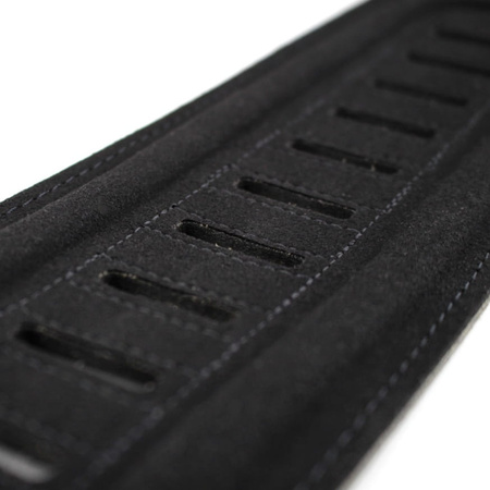 Pasek do gitary skórzany z poduszką RICHTER Beaver's Tail Cayman Black