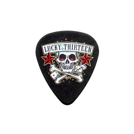 Kostka gitarowa Dunlop Lucky Thirteen Skull Dice .60mm