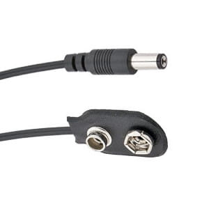 Przewód do zasilania efektów gitarowych 9V clip VooDoo Lab PPBAT