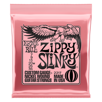 Struny Ernie Ball Zippy Slinky Nickel Wound 7-36 (2217)