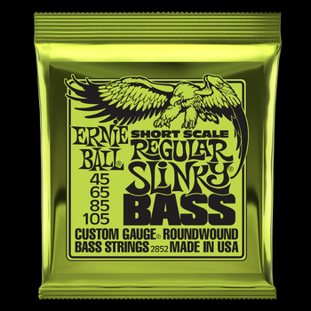 Struny Ernie Ball Short Scale Regular Slinky Bass Nickel Wound 45-105 (2852)