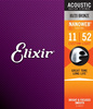 Struny Elixir NanoWeb 80/20 Bronze 11-52 Custom Light (11027)