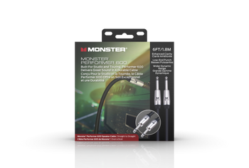 MONSTER CABLE kabel głośnikowy PERFORMER 600 1.8m jack 1/4 prosty - jack 1/4 prosty
