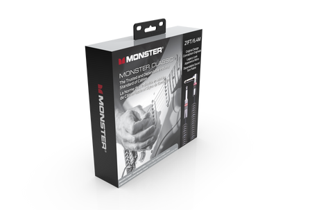 Kabel gitarowy spiralny Monster Cable Prolink CLASSIC 6,4m kątowy