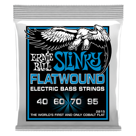 Struny Ernie Ball Extra Slinky Cobalt Flatwound Bass 40-95 (2815)