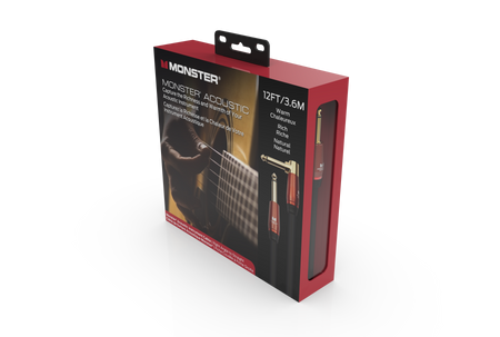 Kabel gitarowy Monster Cable Prolink ACOUSTIC 3,6m kątowy