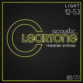 Struny Cleartone Acoustic 80/20 Bronze Light 12-53