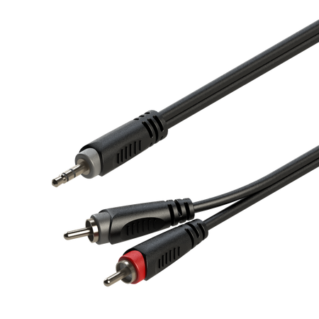 Kabel Roxtone 2 x RCA / 1 x 3,5 jack stereo 3m RAYC150L3