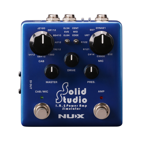NUX Solid Studio I. R. & Power Amp Simulator