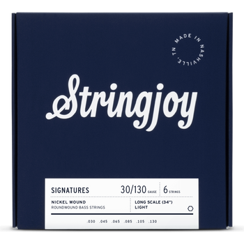 Stringjoy BA30130LS struny do gitary basowej niklowane 30-130 6-str