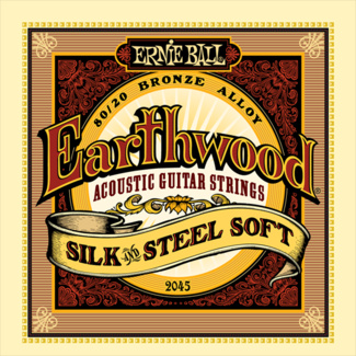 Struny Ernie Ball Earthwood Silk&Steel Soft Acoustic 80/20 Bronze 11-52 (2045)