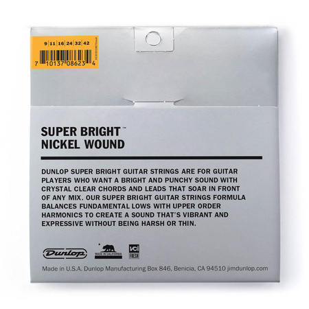 Struny Dunlop Super Bright 9-42 DESBN0942