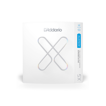 Struny D'Addario XS Coated 80/20 Bronze Light 12-53 XSABR1253