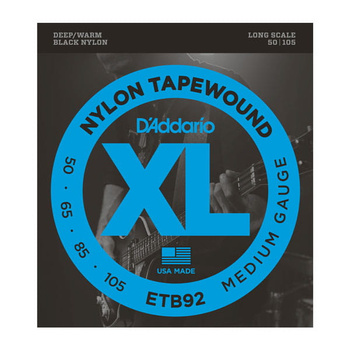 Struny D'Addario ETB92 Tapewound Bass Medium Long Scale 50-105