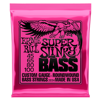 Struny Ernie Ball Super Slinky Bass Nickel Wound 45-100 (2834)
