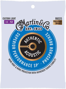 Struny Martin Authentic Acoustic SP Phosphor Bronze 11-52 (MA535)