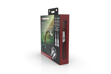 MONSTER CABLE kabel głośnikowy PERFORMER 600 1.8m jack 1/4 prosty - jack 1/4 prosty