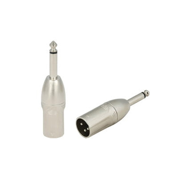 Roxtone adapter męski XLR/Jack 6,3 mm Mono
