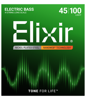 Struny Elixir NanoWeb 4-String 45-100 Light/Long Scale (14052)