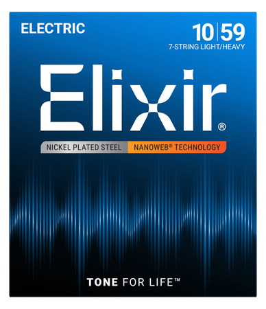 Struny Elixir NanoWeb 10-59 7-String Light/Heavy (12074)