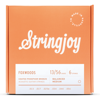 Struny do gitary akustycznej Stringjoy FOXWOODS Phosphor Bronze 13-56 (FW1356)