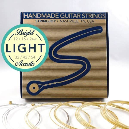 Struny Stringjoy Acoustic Bright Brass™ 80/20 Bronze Light 12-54