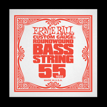 Struna .055 do gitary basowej Ernie Ball Bass Roundwound 1655