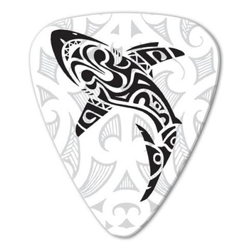 Kostka gitarowa Grover Allman Maori Art Tribal Shark .80mm