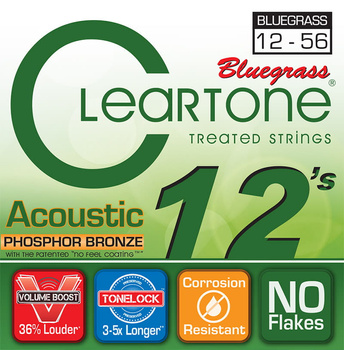 Struny Cleartone Acoustic Phosphor Bronze Bluegrass 12-56