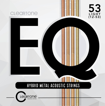 Struny Cleartone EQ Hybrid Metal Acoustic Light 12-53