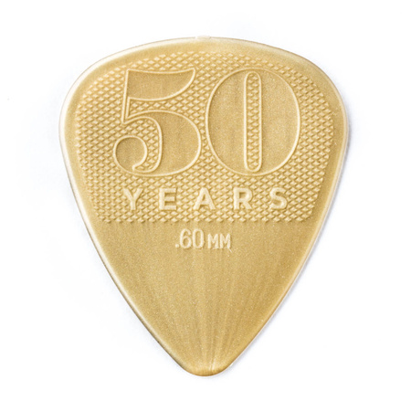 Kostka gitarowa Dunlop 50th Anniversary Gold Nylon .60mm
