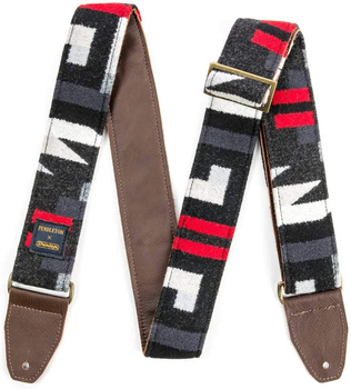 Pasek do gitary Dunlop Pendleton Wool La Paz Scarlet PWM02