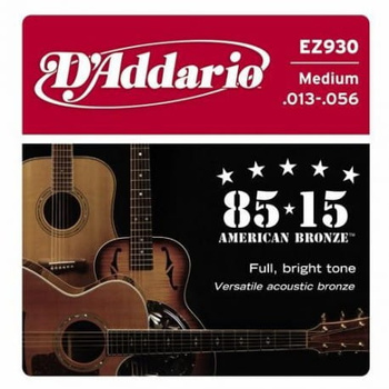 Struny D'Addario EZ930 Great American Bronze Medium 13-56